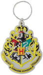 Pyramid International Harry Potter Porte-clés en caoutchouc Motif écusson de Poudlard Multicolore 60 x 80 cm