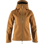 Fjällräven Womens Keb Eco-Shell Jacket (Röd (CHESTNUT/230) X-large)