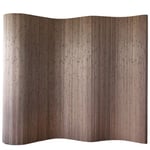 Huoneenjakaja - Bambu 200x250 cm Tummanruskea