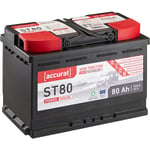 Accurat Semi Traction ST80 Batterie Décharge Lente 12V 80Ah AGM Solaire