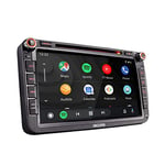 SNOOPER SMH-580VW 8'' Multimedia Receiver/Player/Stereo with Advanced Wired & Wireless Smartphone Control, Digital Radio, Android USB mirroring, Online Google Map and Offline iGO Map App