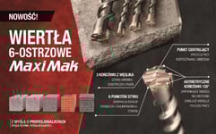 Makita Borr Makita Sds Max 16X 400X 540Mm Maxi Mak 6-Cut Drill