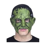 Maske Frankenstein Grøn Onesize