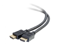 C2G 5.5m (18ft) Premium High Speed HDMI Cable with Ethernet - 4K 60Hz - Premium High Speed - HDMI-kabel med Ethernet - HDMI hann til HDMI hann - 5.5 m - skjermet - svart - 4K-støtte