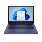 HP 14s-dq0033na Laptop Intel Celeron N4120 128GB SSD Windows 11 S - indigo Blue