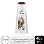 Dove Nourishing Secrets Restoring Ritual Shampoo with Coconut Oil, 400ml