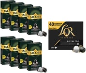 L'OR & Jacobs Ristretto Ultimate bundle - Nespresso®* Compatible Capsules - 120 capsules
