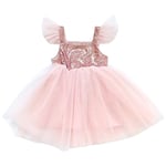 DOLLY by Le Petit Tom Sequin Glitter Galaxy Tutu Klänning Pink | Rosa | 0-1 years