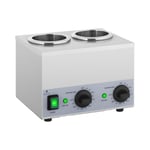 Royal Catering Såsvärmare - 2 x 1 L Kontrollpanel i botten