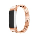 Fitbit Alta lyxig rostfritt stål klockarmband - Rosa guld