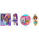 L.O.L. Surprise! 579892EUC LOL OMG Queens Fashion Doll-for Boys & Girls Ages 4+ & 579830EUC LOL Queens-Random Assortment-Royal Doll with 9 Surprises to UNbox-Includes Fashion-Gift for Kids Ages 4+