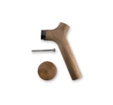 Fellow Walnut Stagg Wooden Handle & Lid Pull Kit