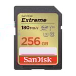 SANDISK - SDXC Extreme 256GB 180MB/s UHS-I C10 V30 U3