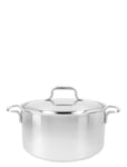 Apollo 7, Gryde Med Låg 24 Cm Home Kitchen Pots & Pans Saucepans Silver DEMEYERE