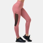 Nebbia Fit & Smart High Waist Tights Old Rose Xs