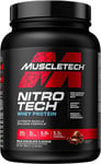 Muscletech. Nitro-Tech Protein Powder, Muscle Building Formula 2lb, 20 servings
