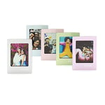 instax mini film pastel border fridge magnets, 5 pack