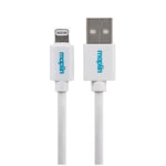 Maplin Premium Lightning to USB-A Cable White, 1.5m, Apple MFI Certified, for all iPhones 14, 13, 12, 11, SE, iPad Air/Mini (2019), iPad (up to 2021), Airpods (Lightning Case)