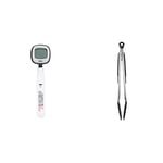 OXO Good Grips Chef's Precision Digital Instant Read Thermometer & Good Grips 30.4 cm Tongs with Silicone Heads