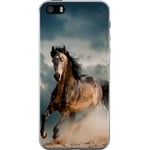Apple iPhone SE (2016) Gennemsigtigt Telefoncover Springande Häst
