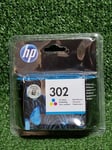 HP 302 Tri-colour Ink Printer Ink Cartridge NEW & SEALED