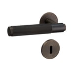 Buster + Punch - Door Lever Handle & Key Escutcheon Plate Smoked Bronze - Smoked bronze - Brons - Beslag