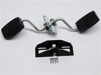 BERG BUZZY - CRANK SHAFT INCL. PEDALS BLACK