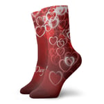 Kevin-Shop Men's And Women Socks- Happy Valentines Day Colorful Funny Novelty Crew Socks