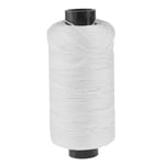 iixpin 350M Nylon Strong Waxed Thread Spools Sewing Machine Embroidery Beading Spools for Bowstring Braided String Twine Kite Line Fishing Thread White One Size