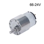 6V/12V/24V 7~960RPM Elmotor med hög vridmomentreducering Excentrisk utgående axel Mikrohastighetsreducerad växelmotor 66 24V