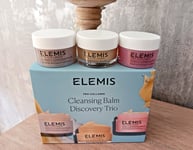 Elemis Pro-Collagen Cleansing Balm Trio - ROSE, NAKED & ORIGINAL Gift Set Boxed