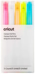 Cricut Opaque Gel pens 5-pack (Pink, Orange, White, Yellow, Blue)