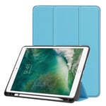iPad Air (2019) treviks läderfodral - Blå