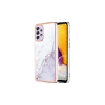 Samsung Galaxy A13 / A04s valkoinen marmori suojakuori