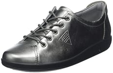 ECCO Women's Soft 2.0 Shoe, Aluminium Silver, 5 UK