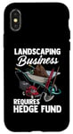 iPhone X/XS Lawn Care Mowing Design For Landscaper - Requires Hedge Fund Case