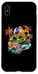 Coque pour iPhone XS Max Joli ballon hawaïen de volley-ball tropical plage vacances d'été