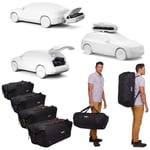 New Thule Go Pack Cargo Duffel Carry Bags Set of 4, for Roof Top Cargo Box