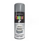 Light Grey Gloss Spray Paint Aerosol Auto Car Lacquer Wood Metal 400ml