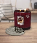 Heart and Home Soy Blend Ellipse 2-wick Candle SWEET BLACK CHERRIES cherry burst