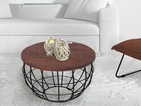 Soffbord Ø 55 cm vardagsrum bordet rund sidobord