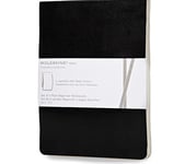 Moleskine Notebook Refill for iPad Mini Cover, Notebook Refill, Set of 2 Notebooks iPad Mini Size Soft Cover, Colour Black, 96 Pages