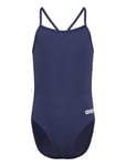 Girl's Team Swimsuit Challenge Solid Navy Arena