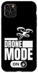 Coque pour iPhone 11 Pro Max Mode drone sur drone pilote drôle