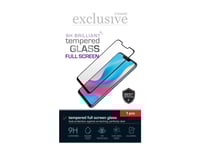 Insmat Exclusive - Skärmskydd För Mobiltelefon - Helskärm, 9H Lysande Härdat Glas - 2.5D - Glas - Ramfärg Svart - För Nokia G42 5G