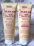 Umberto Giannini Banana Butter Nourishing Superfood Shampoo Conditioner 2x 250ML