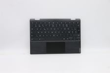Lenovo Chromebook 300e 2nd Keyboard Palmrest Top Cover Belgian Black 5CB0X55511