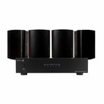 Dayton Audio MA1240 &amp; 2 par DLS MB5i svarta utomhushögtalare