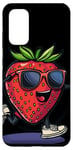 Galaxy S20 Cool Strawberry Costume with funny Shoes and Arms Case