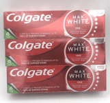 3 x Colgate Max White ONE 75ml Fluoride Toothpaste Multi Pack